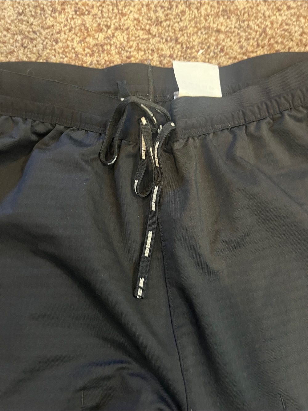 Nike Black Dri-FIT Active Pants with Subtle Logo - Picture 4 of 8